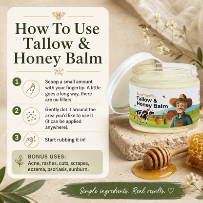 Tallow & Honey Balm - 2 oz