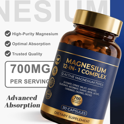 Magnesium 12-IN-1 Complex Capsules